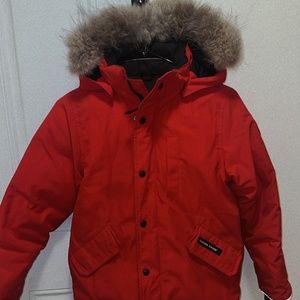 Boys Red M Canada Goose